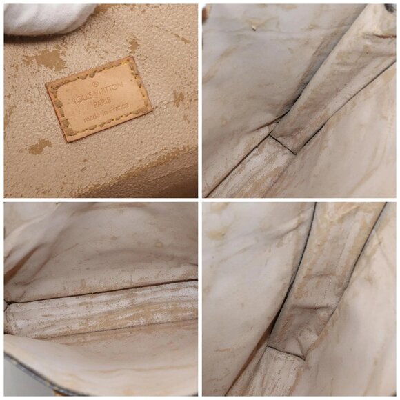 LOUIS VUITTON Monogram Sac Plat Hand Bag M51140 LV Auth 138723 - Picture 15 of 16